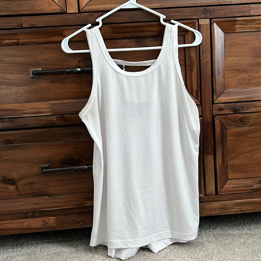 White workout top